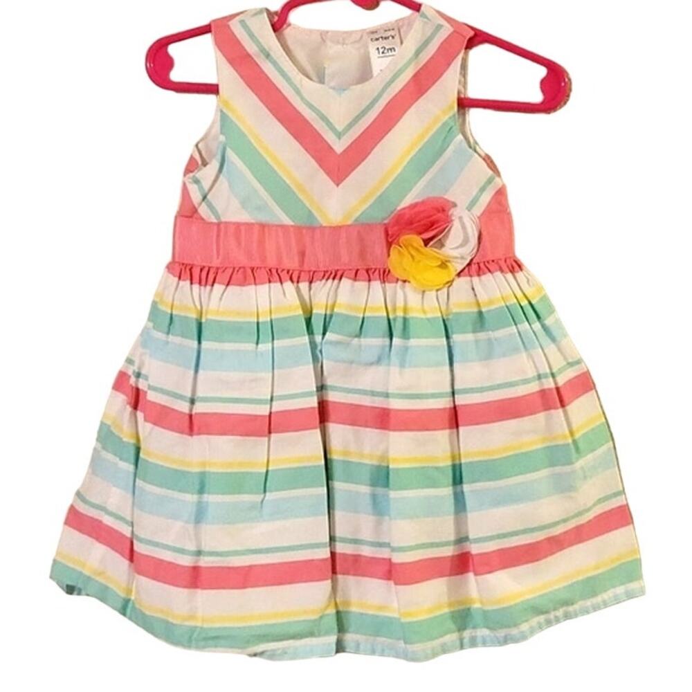 Carter's‎ Multi-Color Infant Dress 12 Months